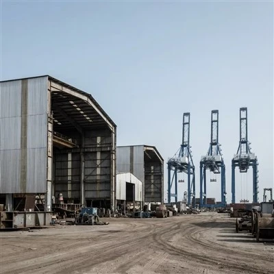 Usine sidérurgique de machines portuaires